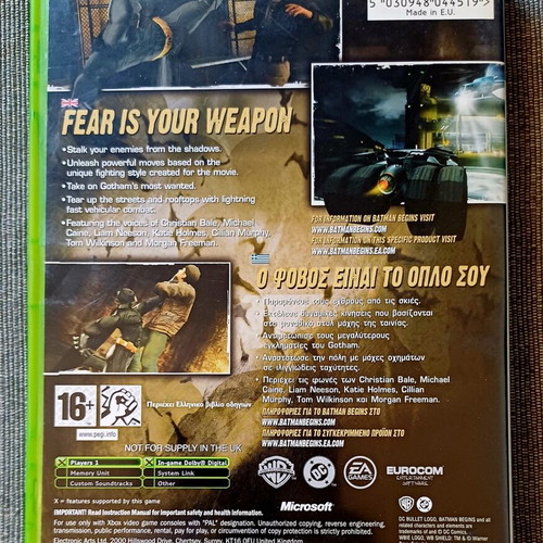 Batman Begins Xbox game