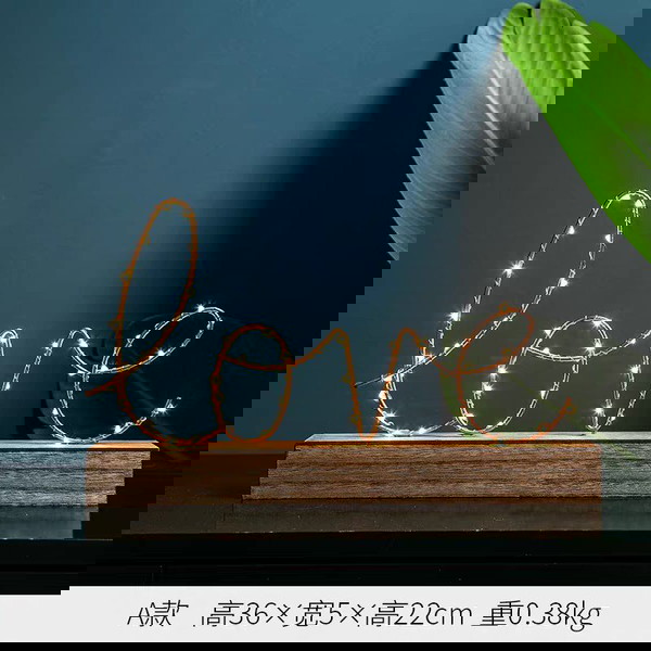 Nordic creative letter lamp, decoration
