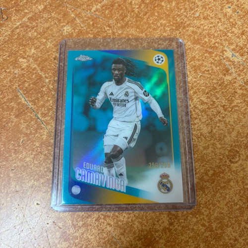 Eduardo Camavinga 2025-26 Topps Chrome UCC card, Real Madrid, new