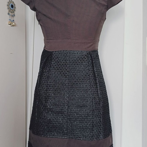 Ethic dress new, size S, gray and brown