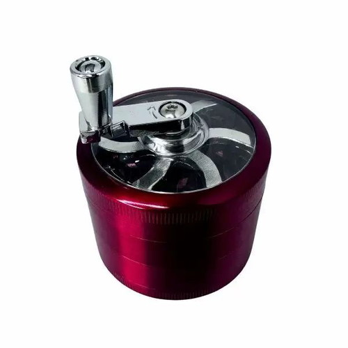 Metal grinder 3-position red, height 50mm diameter 60mm new