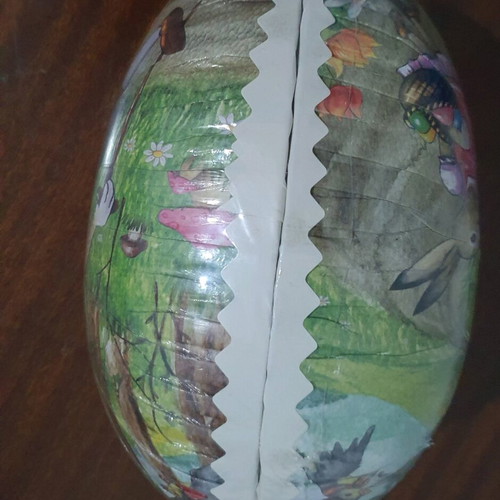 Easter decorative egg new, 18 cm closed