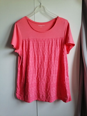 Croft&Barrow women's blouse L, 100% cotton, chest 112 cm, length 67 cm