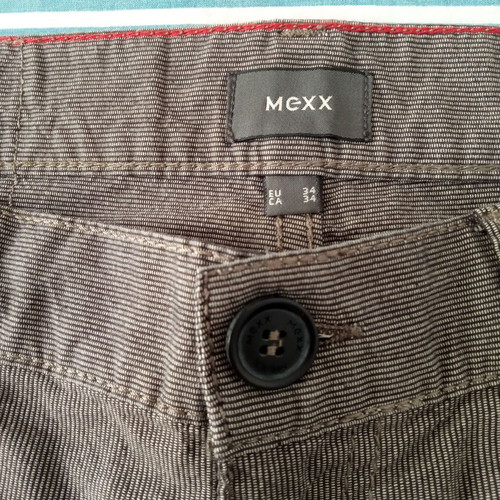 Modern Mexx men's pants size L, gray striped