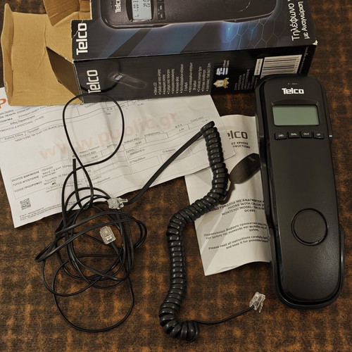 Corded Telephone with Caller ID, New, Black