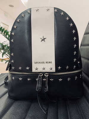 Michael Kors backpack used, leather, 26x33x12 cm