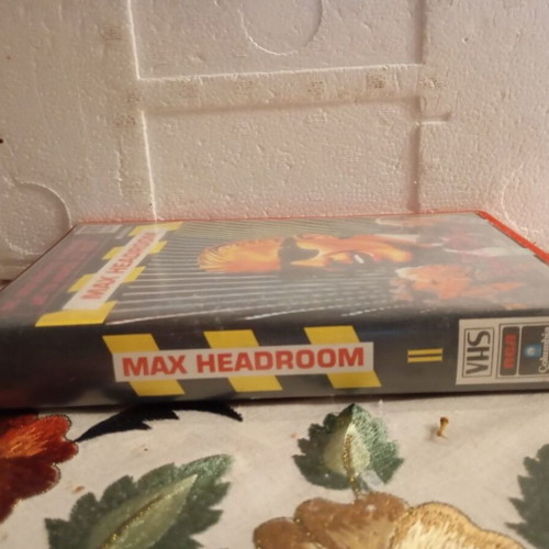 Max Headroom VHS tape No 2, cult action sci-fi series