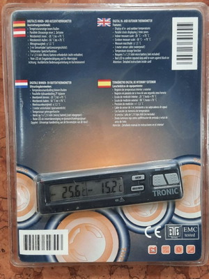 Battery Thermometer for Indoor and Outdoor Use new