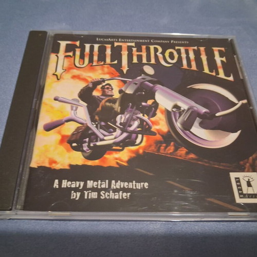 Full Throttle PC game like new, adventure