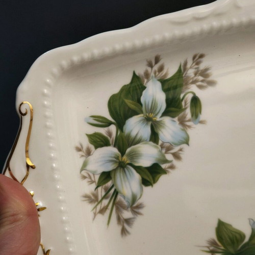 Royal Albert Trillium porcelain platter like new