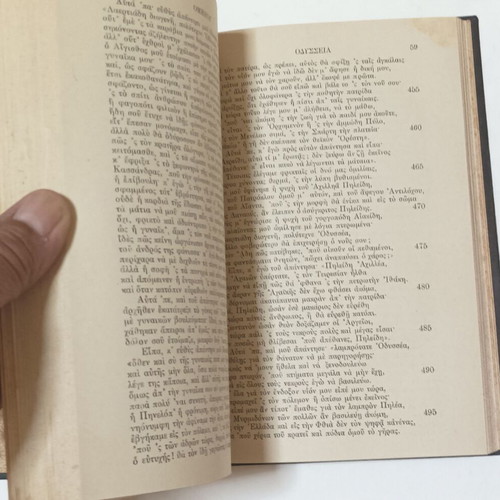 Homer's Odyssey Volumes A & B used, translation by Iak. Polylas 1912