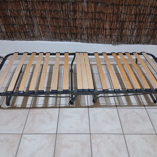 Jesby Folding Bed 80x190 cm, like new, gray anthracite