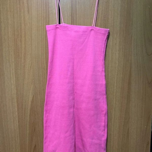 Zara dress pink size small new