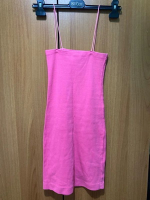 Zara dress pink size small new