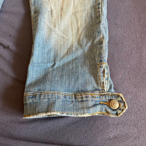 Jeans capri pants worn slightly, size 38