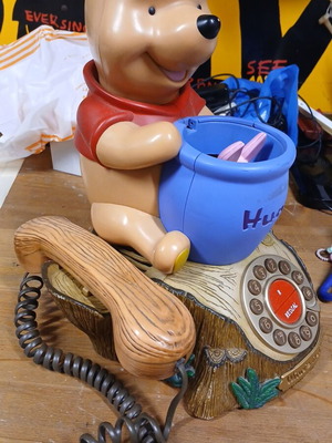 Παιδικό τηλέφωνο Disney Winnie the Pooh μεταχειρισμένο, ενσύρματο