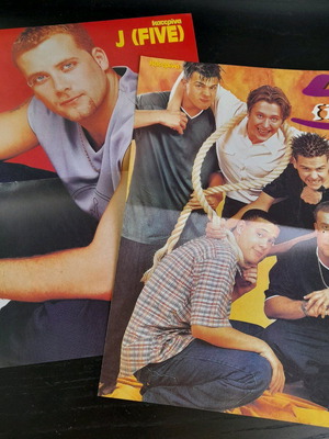 Five posters set of 2, A4 size