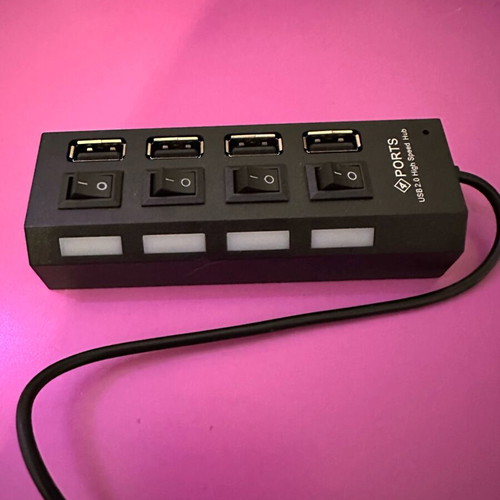 Usb hub unused with switches and 4 ports