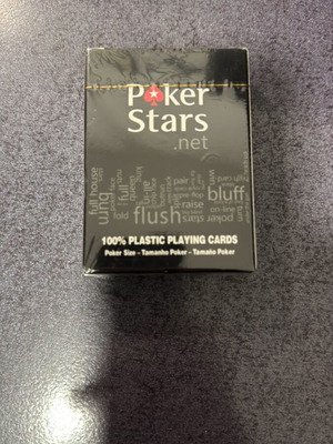 Pokerstar Playing Cards Black new