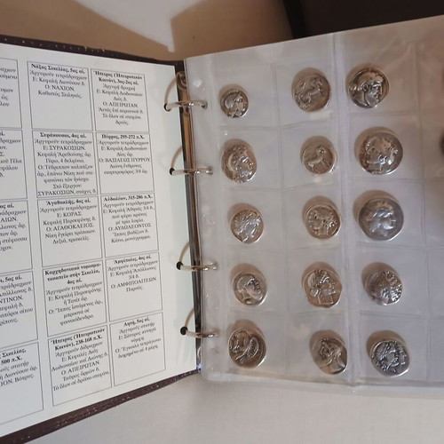 The 100 Most Beautiful Ancient Greek Coins, luxury case with explanatory texts