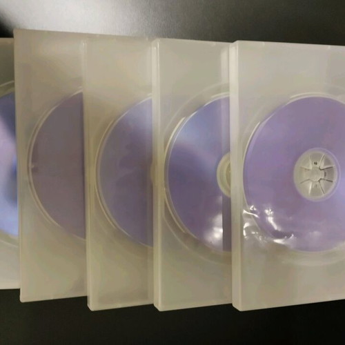 DVD cases white like new, pack of 5 pieces