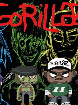 Χαρτοανθρωπάκια Gorillaz καινούργια, φιγούρες για κατασκευή