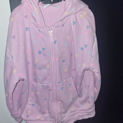 Marks & Spencer pink girls' hoodie, ages 6-7