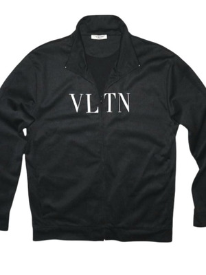 Valentino VLTN Logo Track Jacket New, Black, Size XXL
