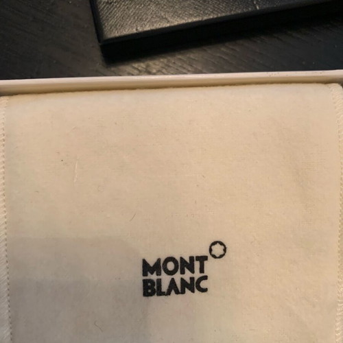Montblanc cardholder used, authentic, black
