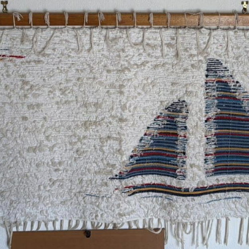 Traditional wall hanging used, length 1.50 m