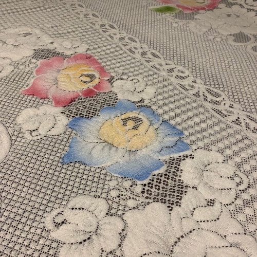 Double bed lace cover new