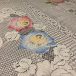 Double bed lace cover new