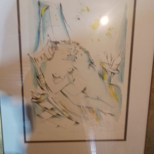 A. Karampelas lithographs, titled '4 Seasons', set of 4, signed, 1994