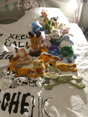 Λοτ λούτρινα κουκλάκια Sakis Rouvas μεταχειρισμένα, πακέτο 17 τεμαχίων