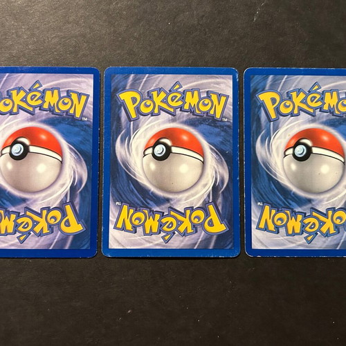 Pokémon EX Unseen Forces card set: Poliwrath, Poliwhirl, Poliwag