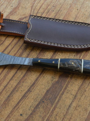 Damascus Hand Forged Vintage BBQ Serving Fork New