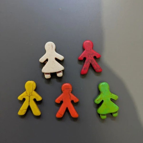 Beads for Jewelry like new, colorful shapes pack