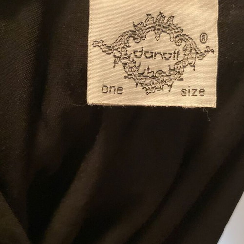 Maxi evening dress in black elastic velvet, size S