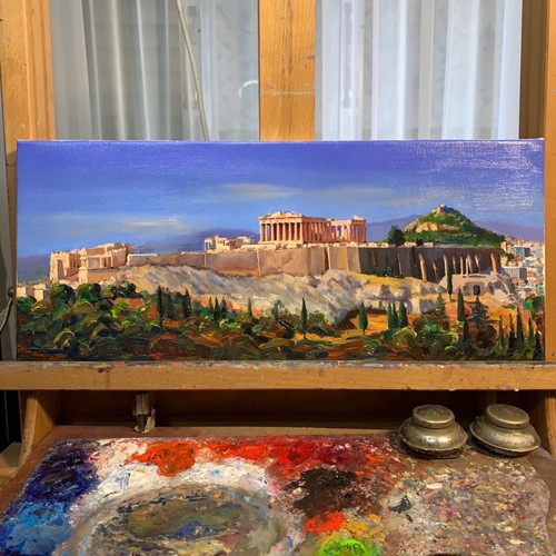 Acropolis Painting 21x49