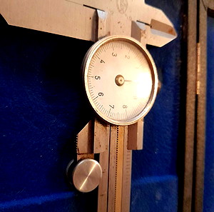 Ανοξείδωτο παχύμετρο γερμανικό helios στο κουτί του