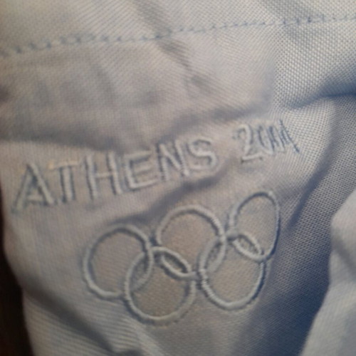 Athens 2004 shirt XL unused, light blue long sleeve