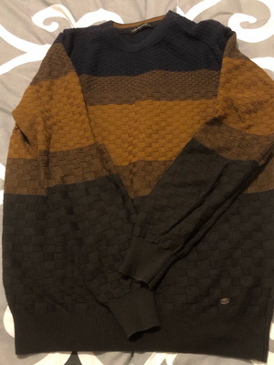 Tony Montana sweater used, size M, black and brown