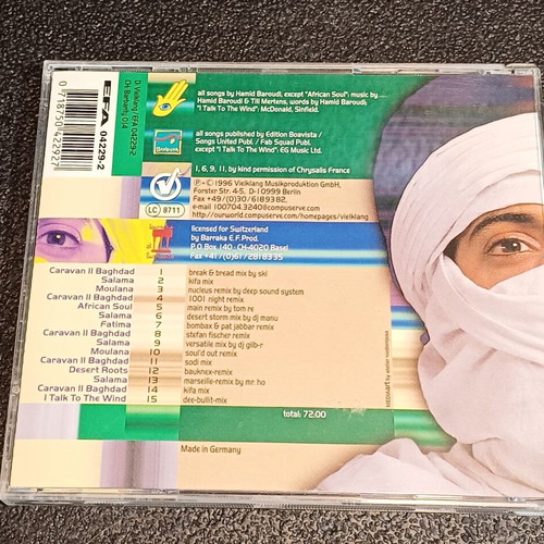 Hamid Baroudi Mad C.T. Mix CD like new, electronic
