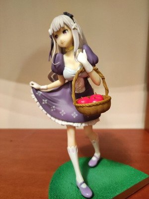 Emilia figure used from Re:Zero series Bandai Banpresto