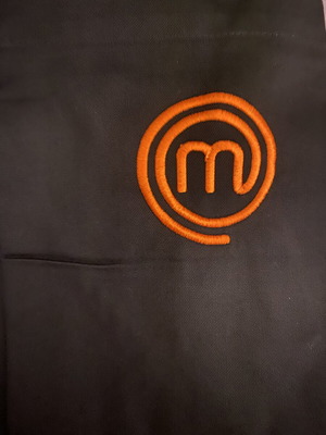 Masterchef ποδιά μαγειρικής μαύρη