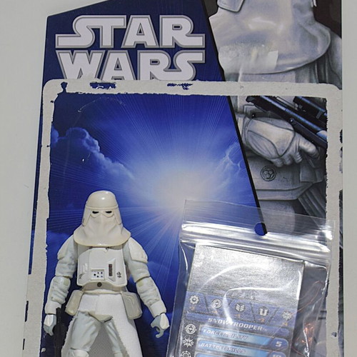 Hasbro Star Wars Saga Legends Snowtrooper figure used, 2011