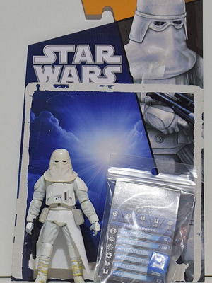 Hasbro Star Wars Saga Legends Snowtrooper figure used, 2011