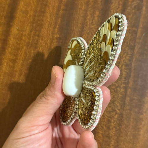 Handmade colorful butterfly brooch new