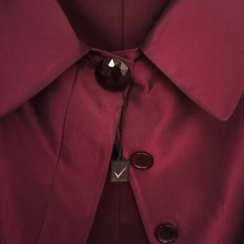 Satin bolero jacket new, dark purple