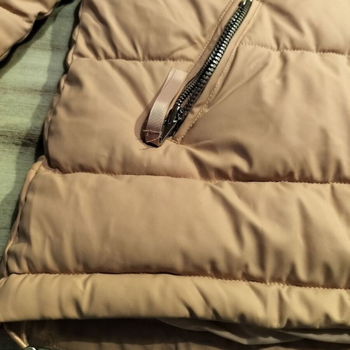 Zara jacket like new, soft pink with silver zipper